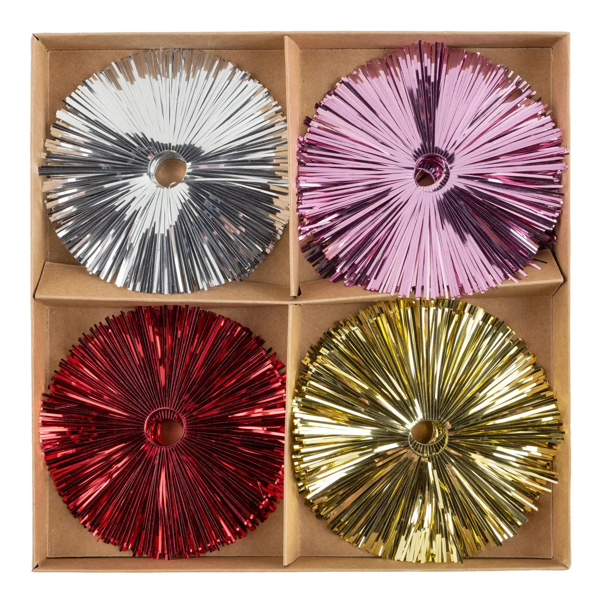 Metallic Starburst Christmas Light Reflectors (Set of 20)