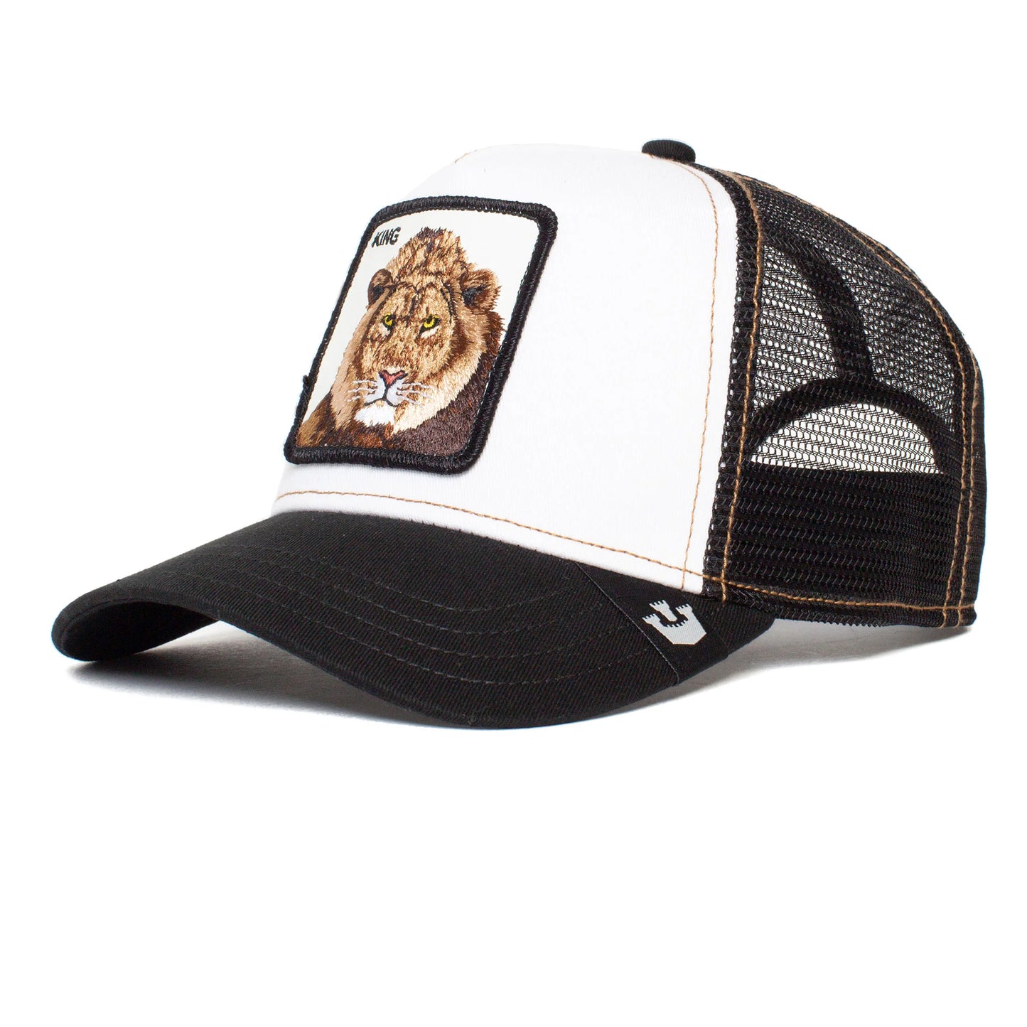 Goorin Bros The King Lion (King) Trucker Hat (Black)