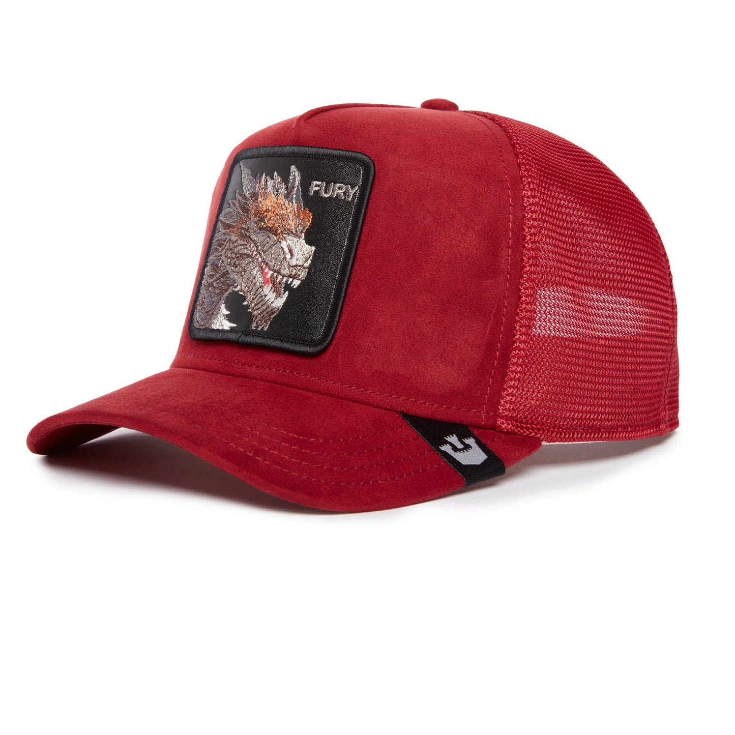 Goorin Bros Suede Dragon {Fury} Trucker (Burgundy)