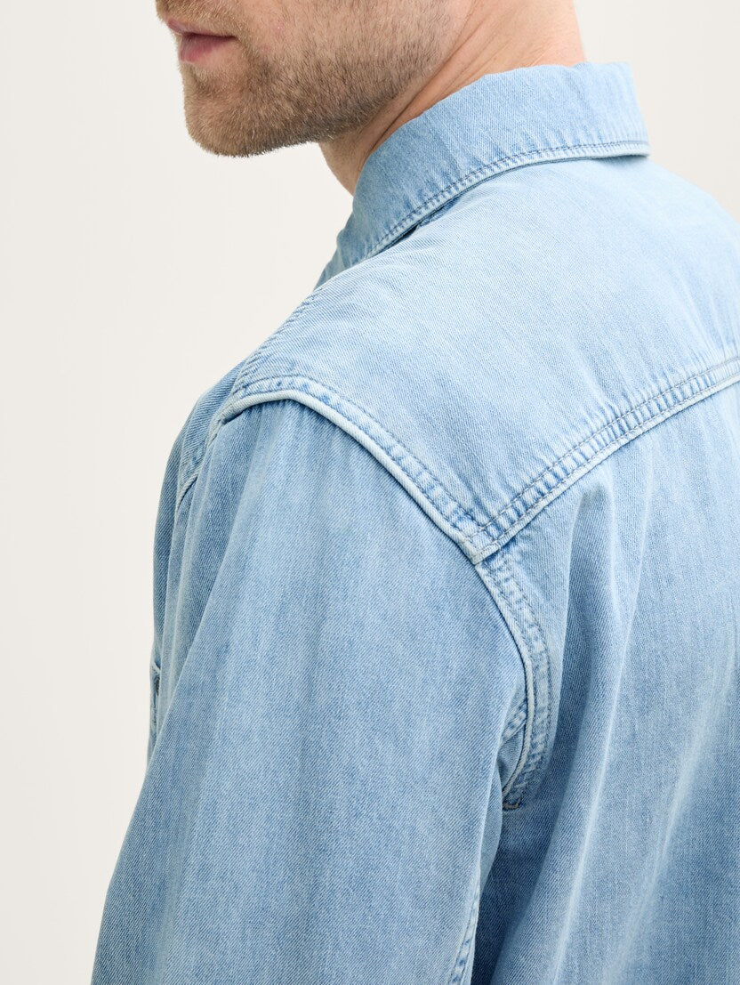Dray Denim Shirt (Blue)