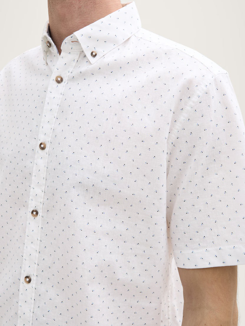 Cayman Linen Short-Sleeved Shirt