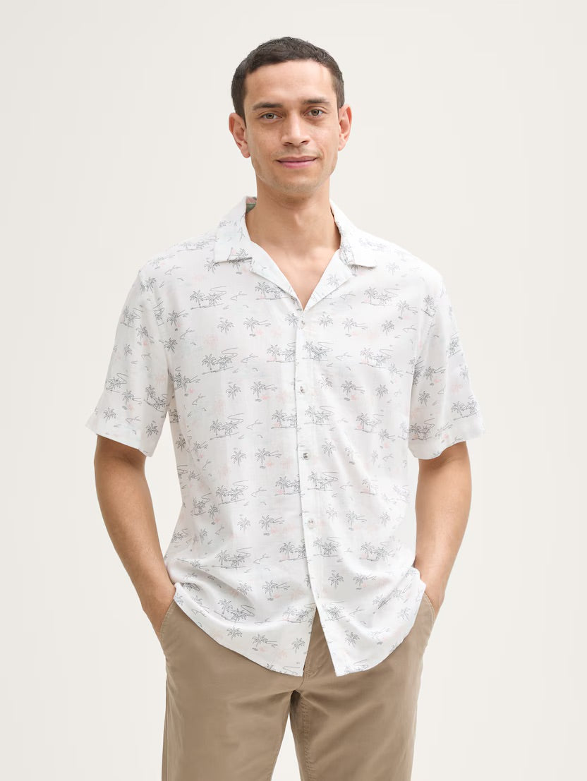 Curtis Linen Short-Sleeved Shirt