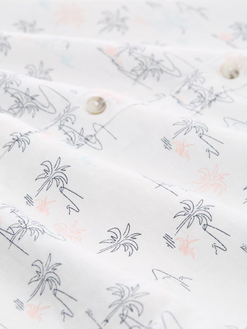 Curtis Linen Short-Sleeved Shirt