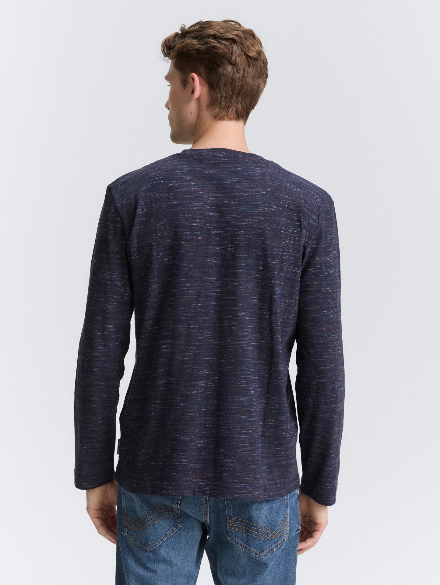 Patrice Long Sleeve Shirt (Spacedye Navy)