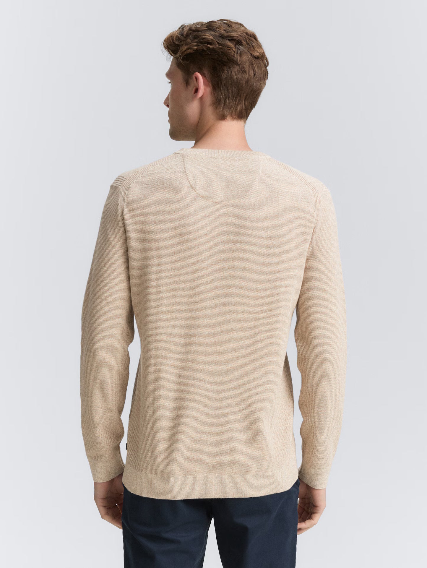 Jove V-neck Sweater (Tan)