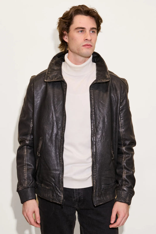 Jason Leather Jacket (black)