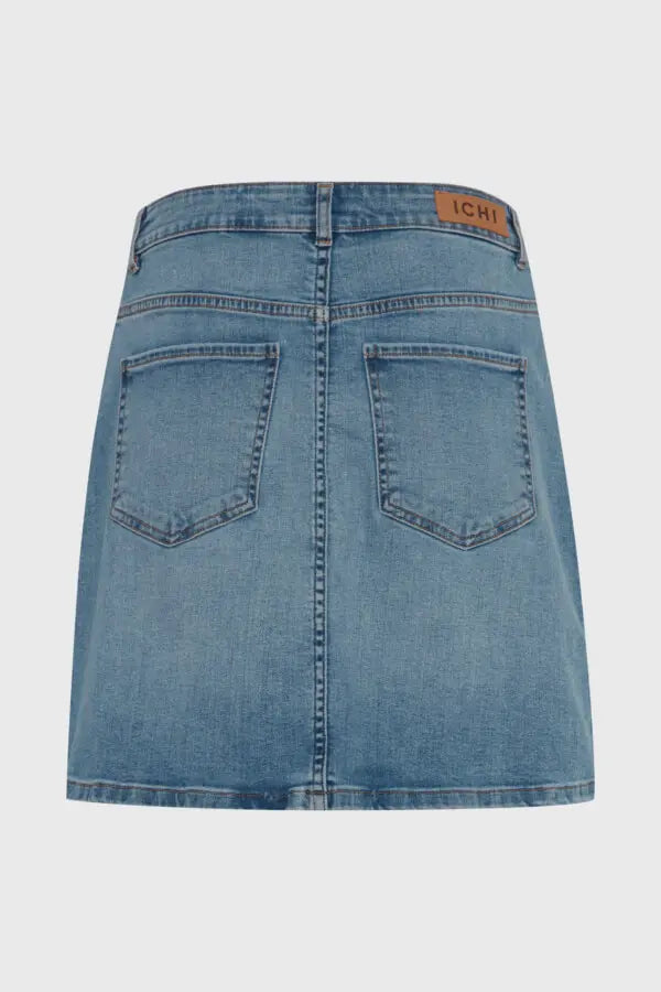 Ihtwiggy Denim Skirt (Light Blue Washed)