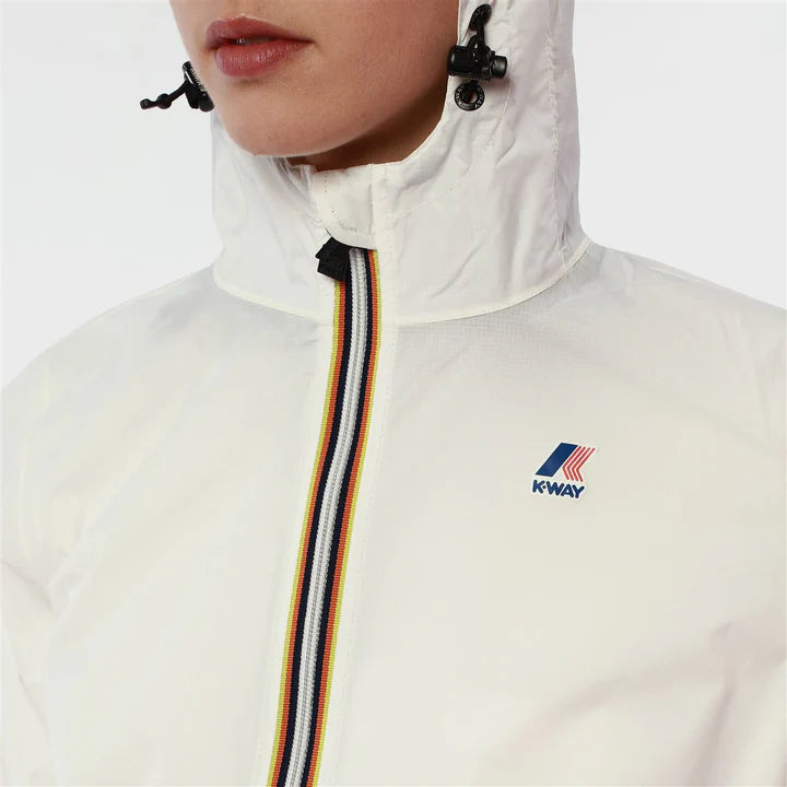 Claude Packable Unisex Rain Jacket (White)