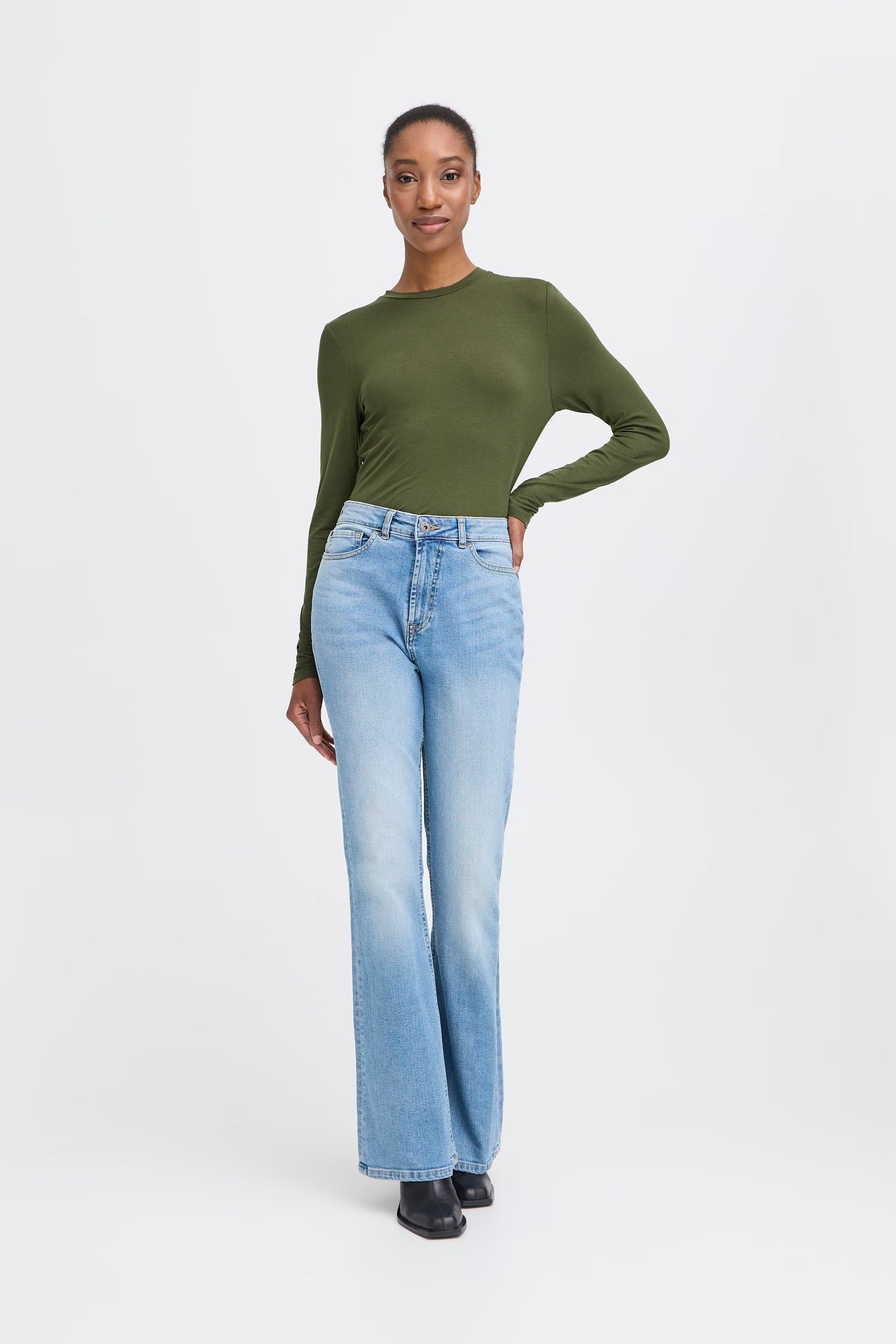 Ihphiluca Long Sleeve Top (Rifle Green)