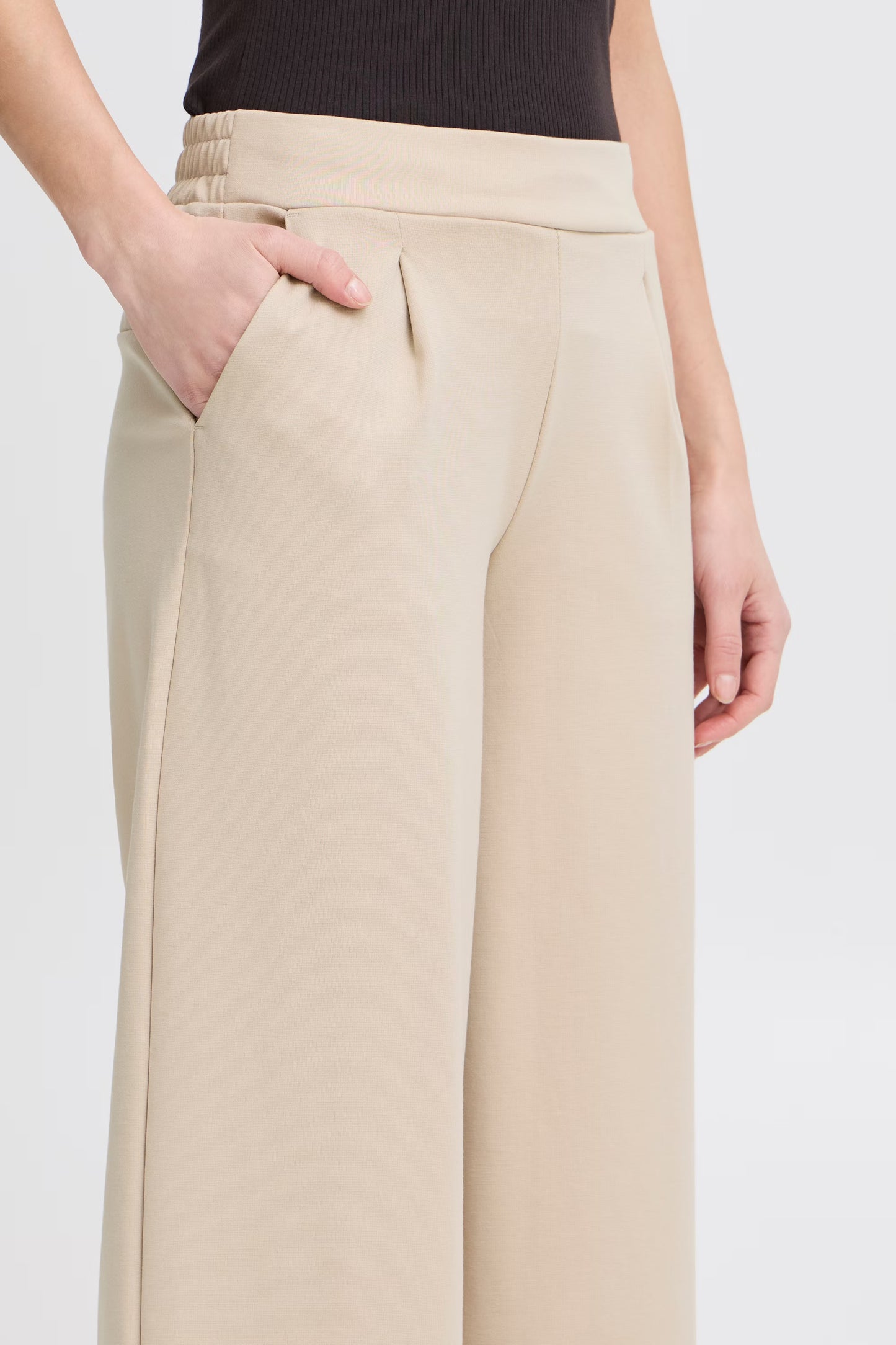 Ihkate Wide Leg Pant (Doeskin)