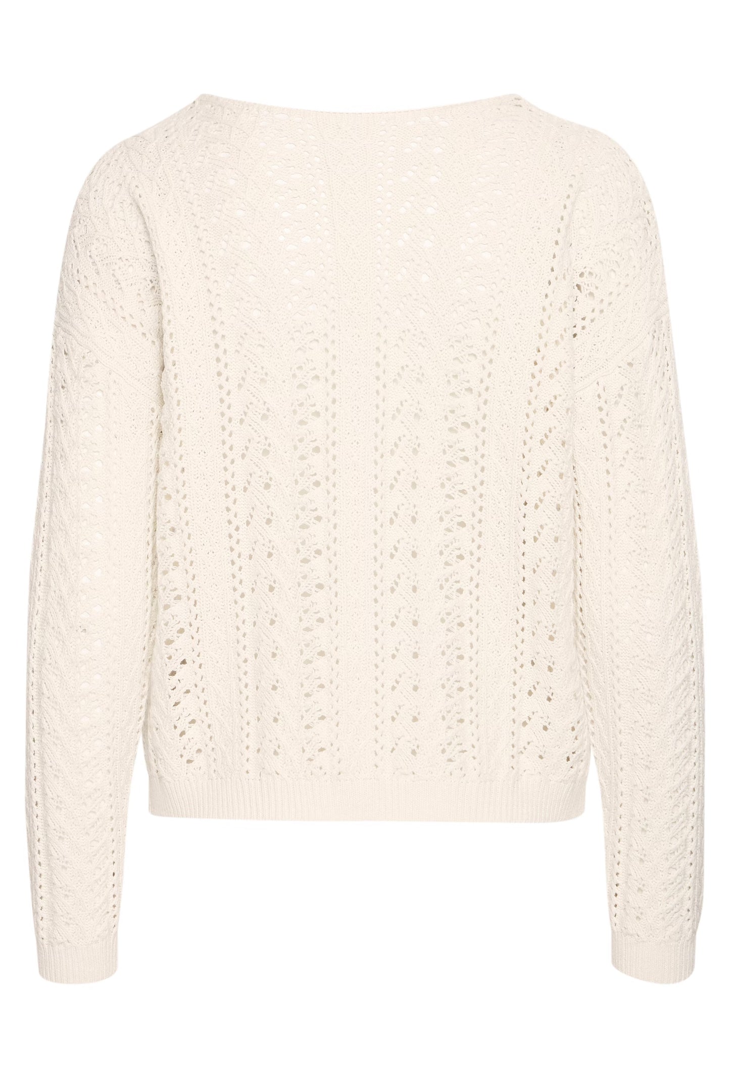 Ihbesiane Knitted Pullover (White)