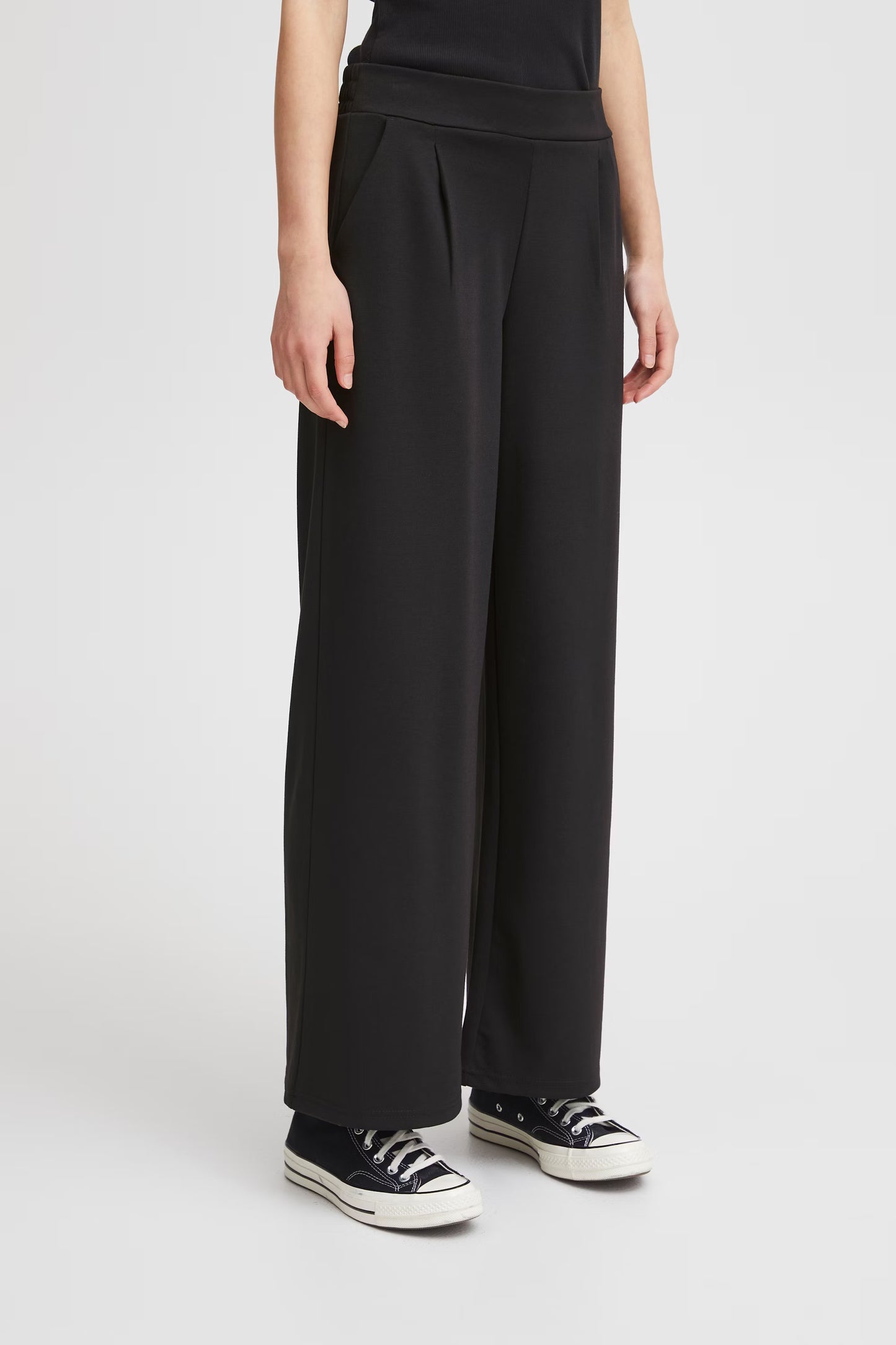 Ihkate Wide Leg Pant (Black)