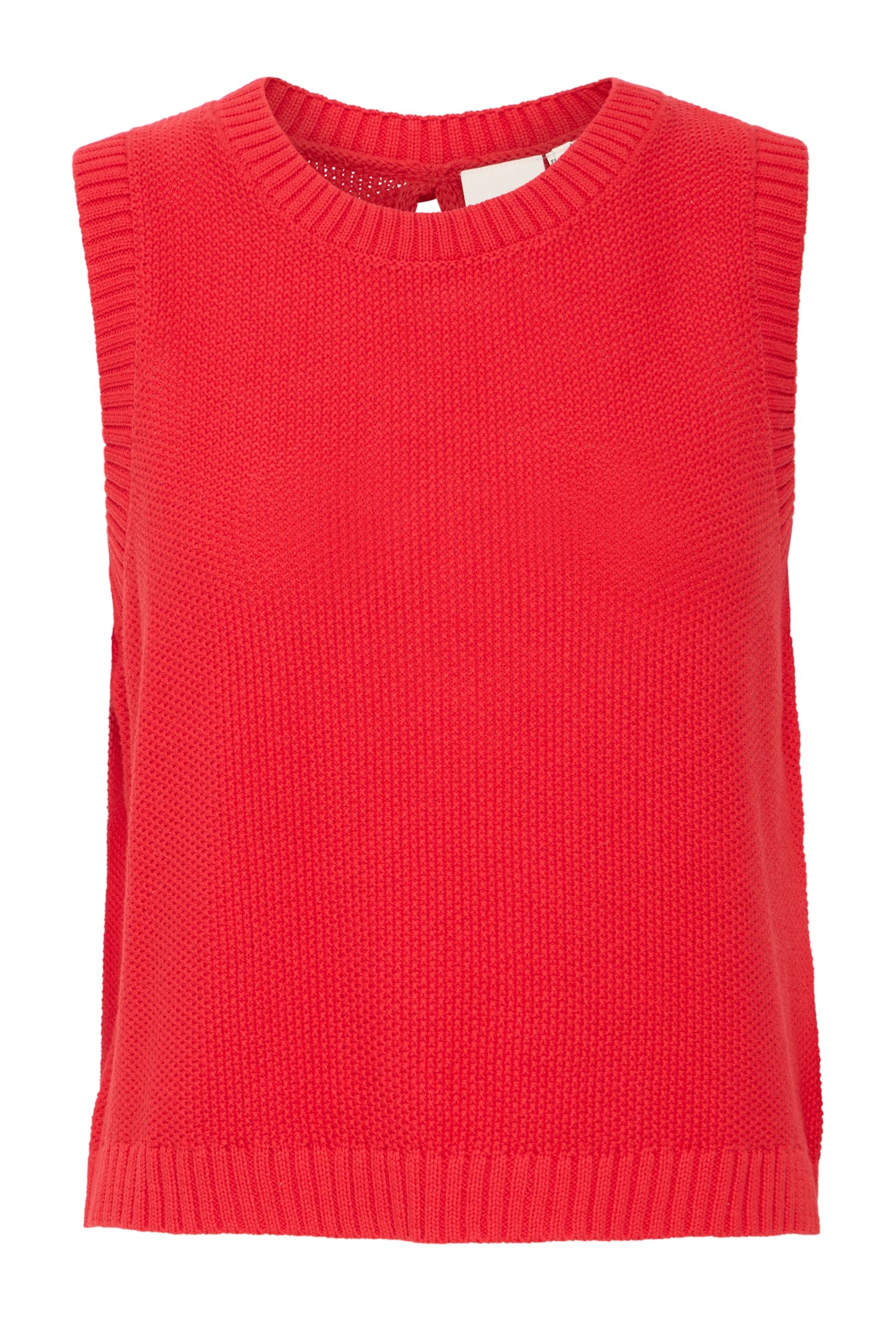 Ihdotties Sleeveless Knit Top (Red)