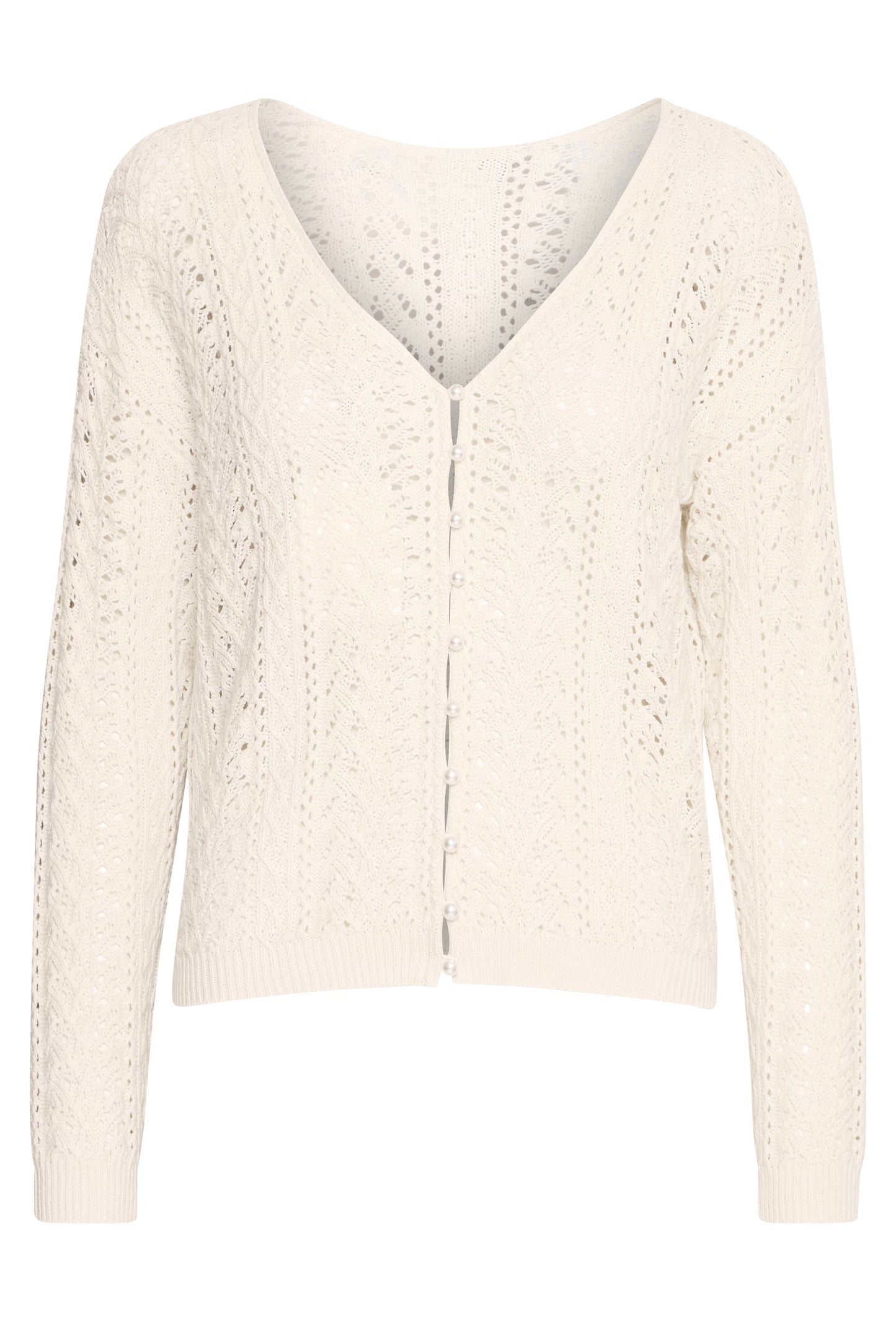 Ihbesiane Knitted Pullover (White)