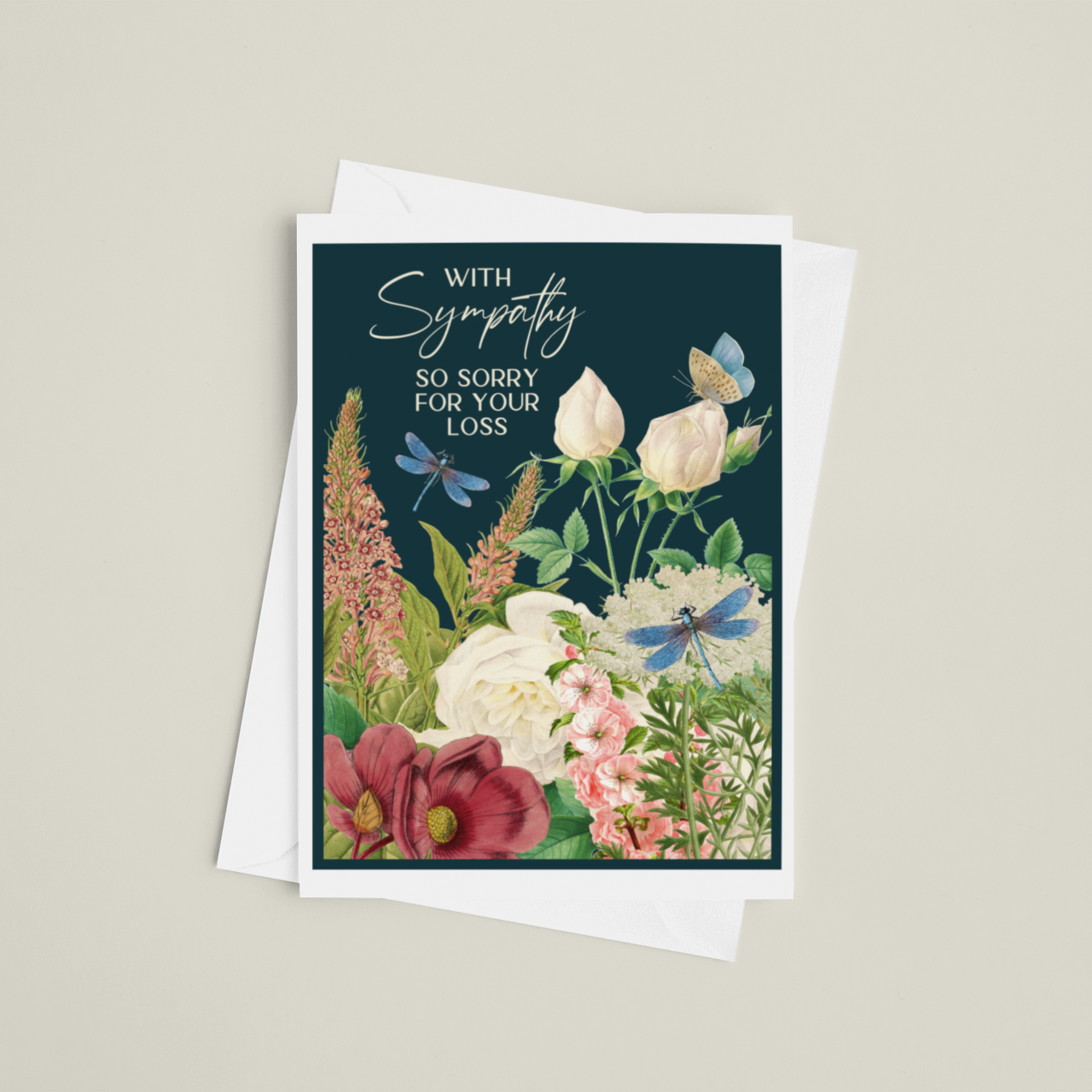 With Sympathy Card