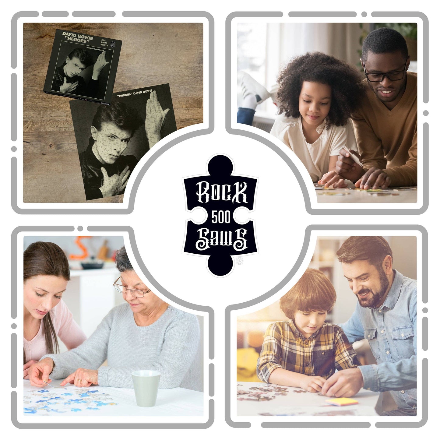 David Bowie Heroes Jigsaw Puzzle (500 Pieces)