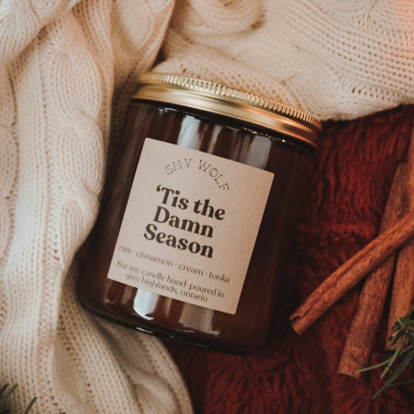 'Tis the Damn Season Soy Wax Candle