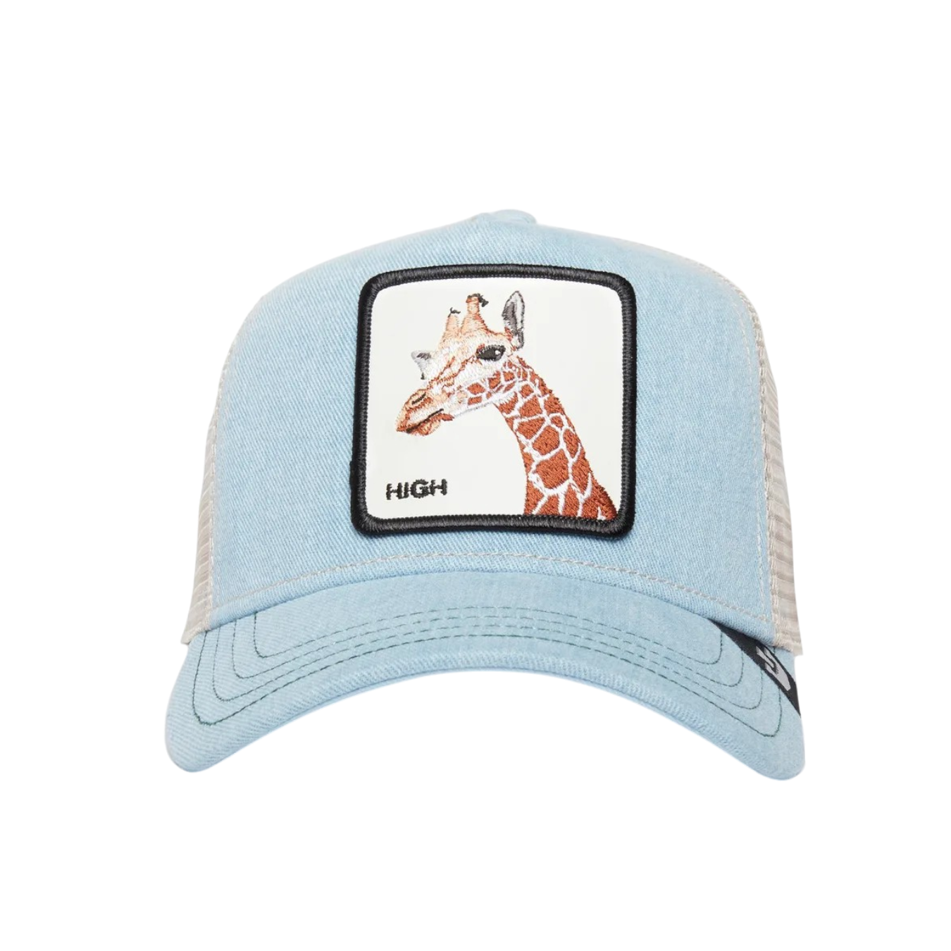 Goorin Bros High Giraffe Trucker Hat (Denim)