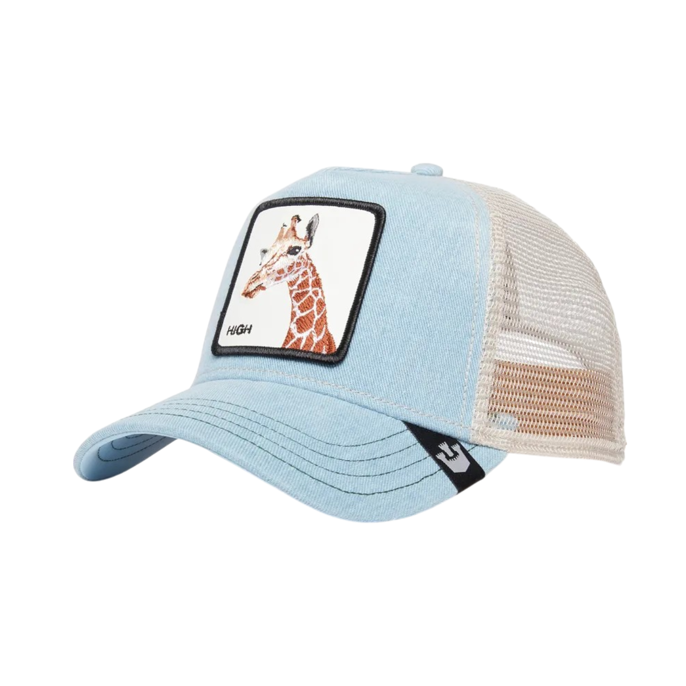 Goorin Bros High Giraffe Trucker Hat (Denim)