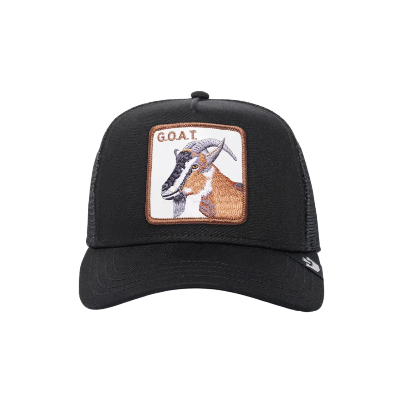 Goorin Bros The Goat {G.O.A.T.} Trucker Hat (Black)