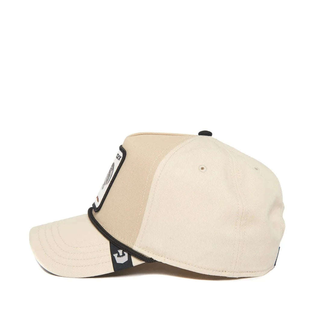 Goorin Bros Rooster 100 {Cock} Trucker Hat (Cream)