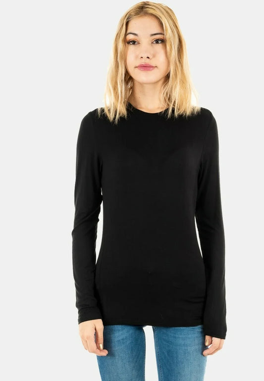 Ihphiluca Long Sleeve Top (Black)