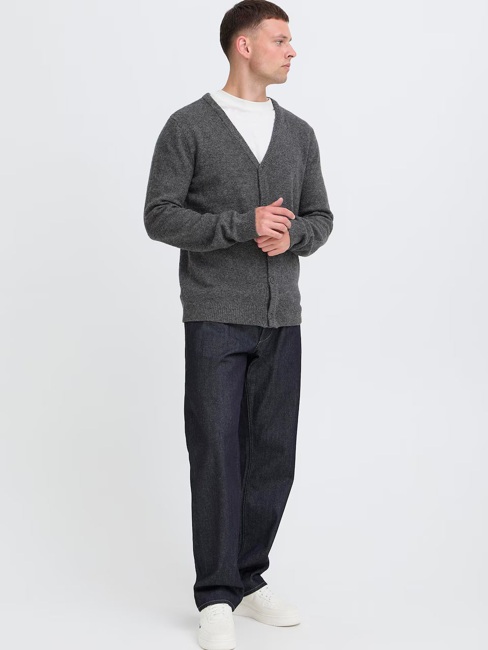 Bhbranko Knit Cardigan (Grey)