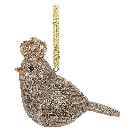Bird with Crown Ornament