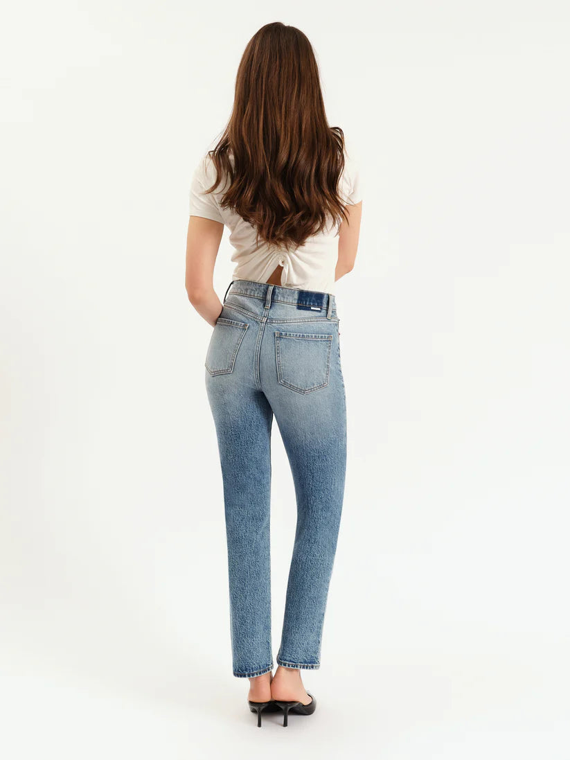 DAZE Smarty Pants High Rise Slim Straight (Face to Face)