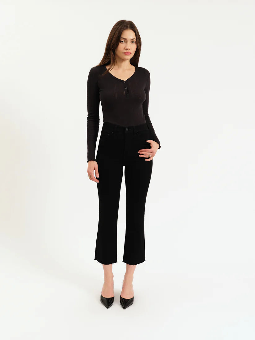 DAZE Shy Girl High Rise Crop Flare (After Party)