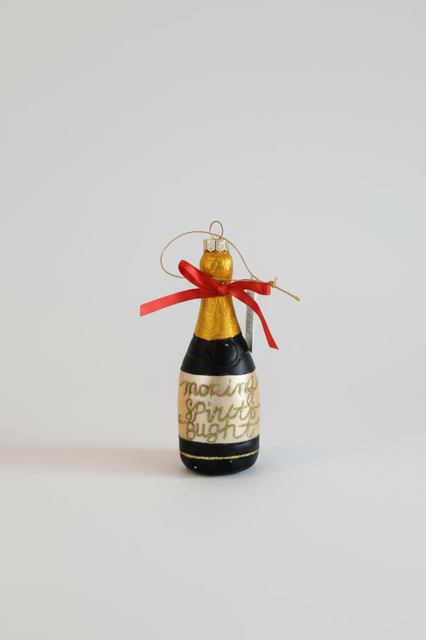 Champagne Bottle With Bow