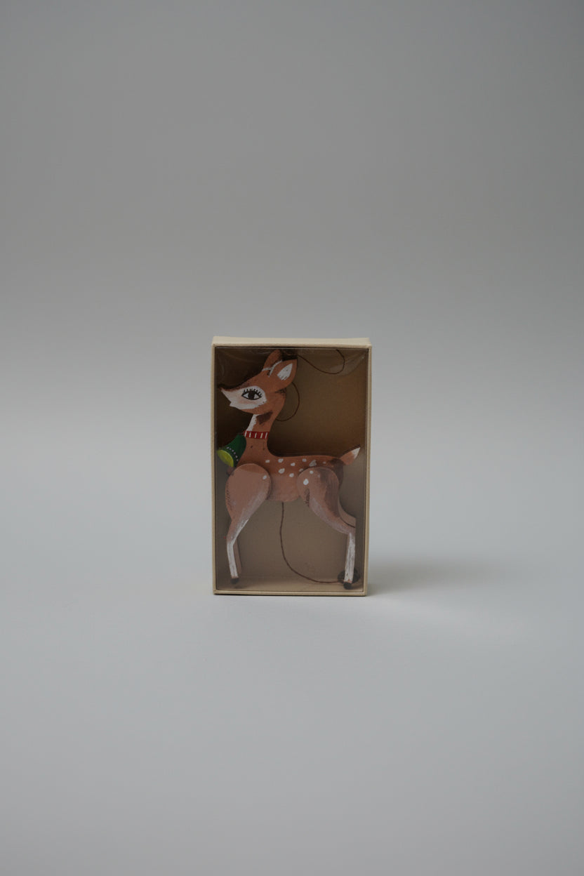 Paper Deer Pull Ornament