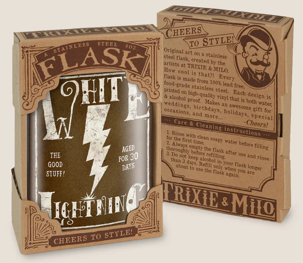 White Lightning Flask