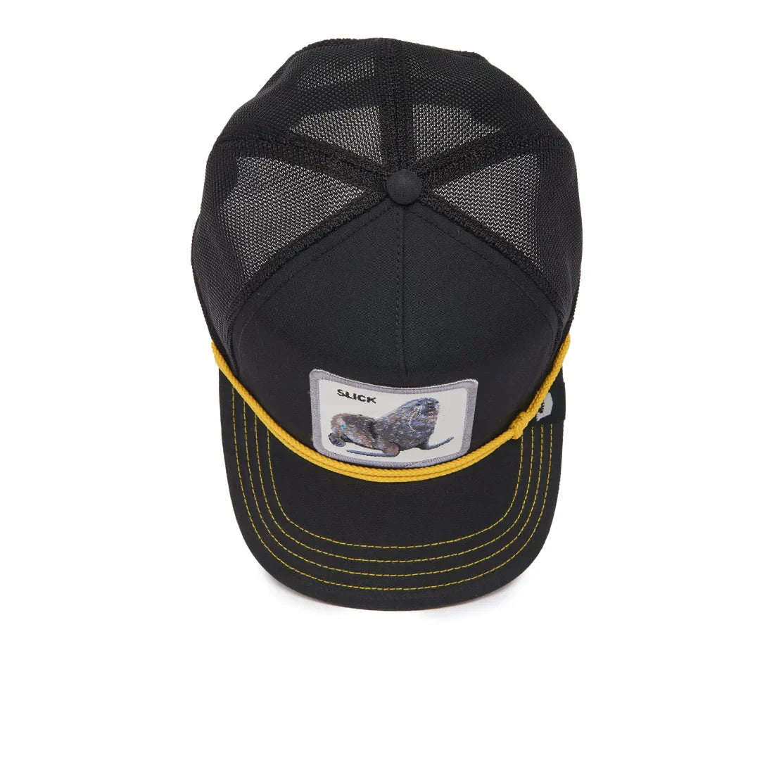 Goorin Bros Seal Of Approval {Slick} Trucker Hat (Black)