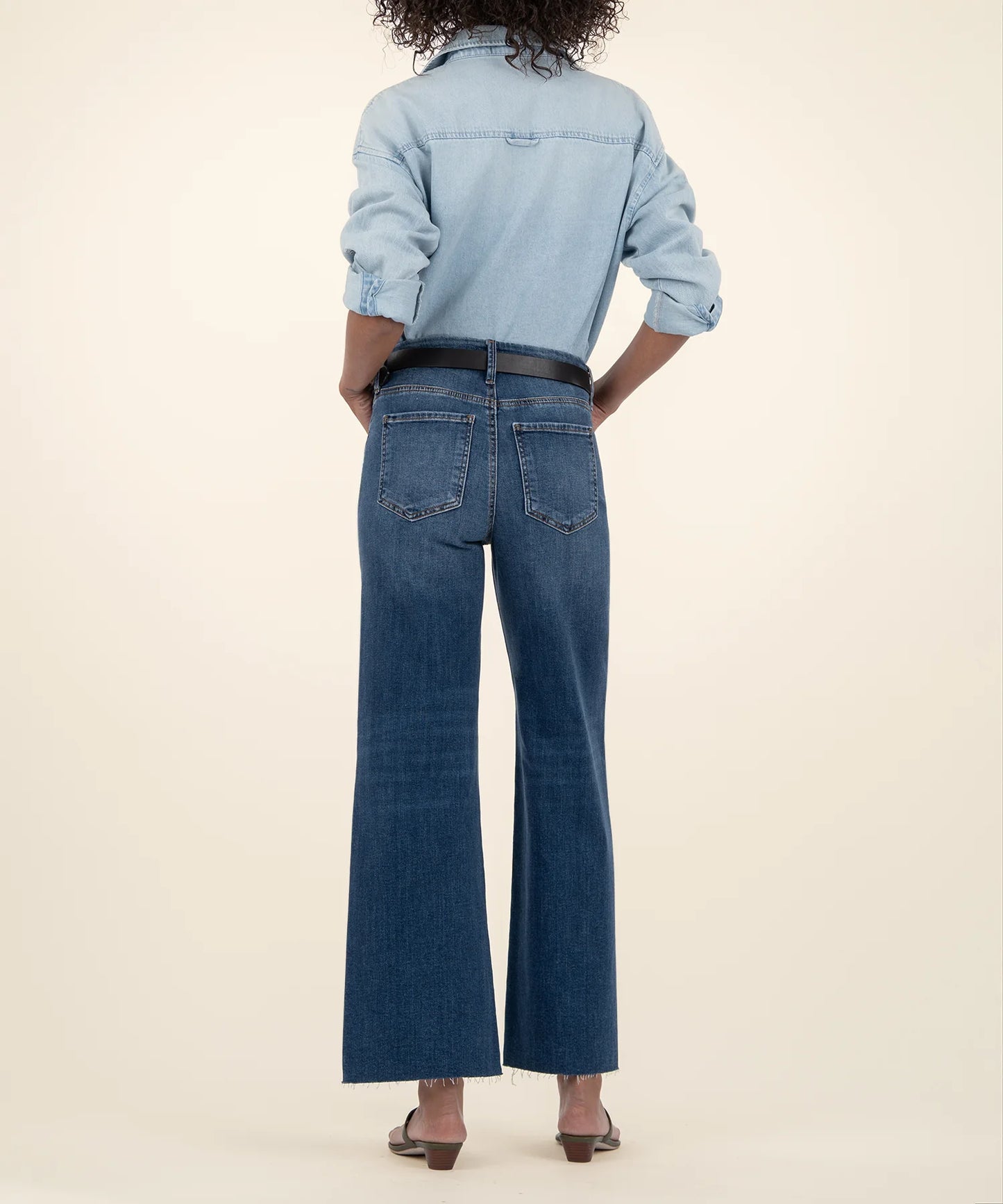 Meg High Rise Wide Leg Jean (Inexhaustible)