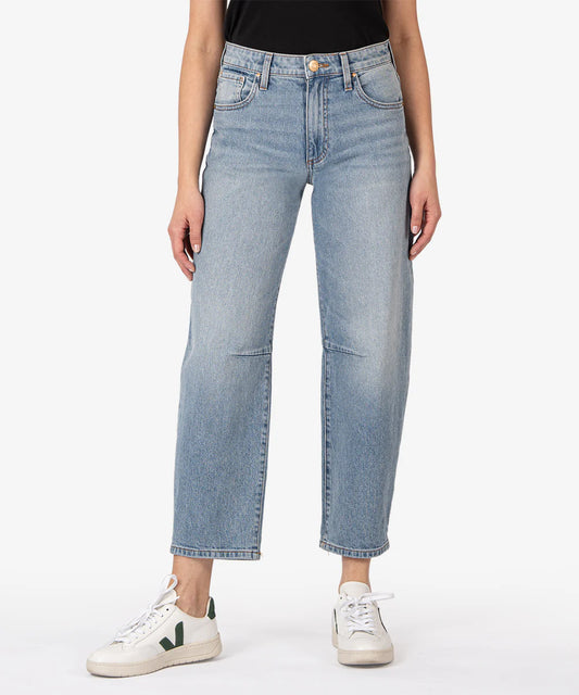 KUT Ashley High Rise Barrel Jean (Decency)