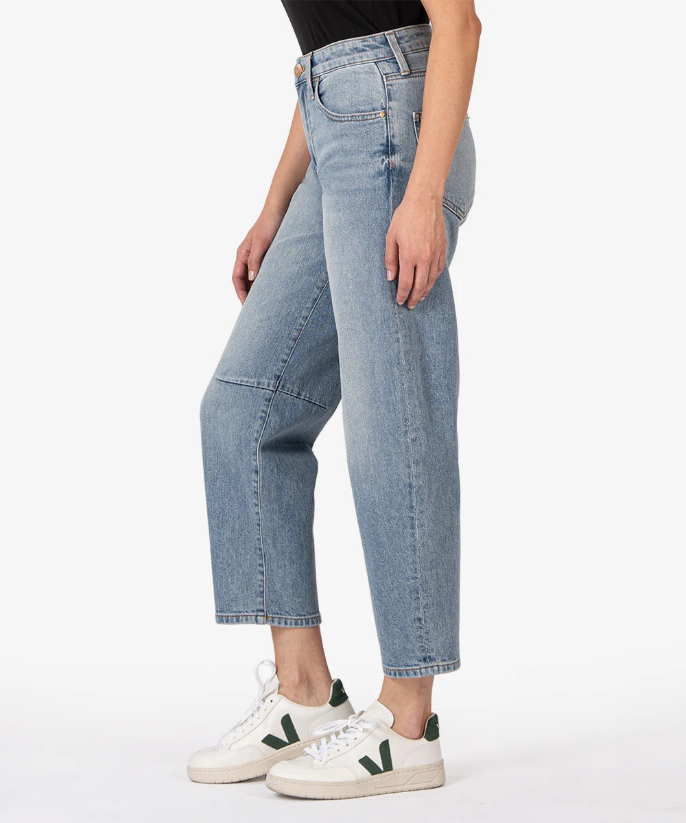 KUT Ashley High Rise Barrel Jean (Decency)