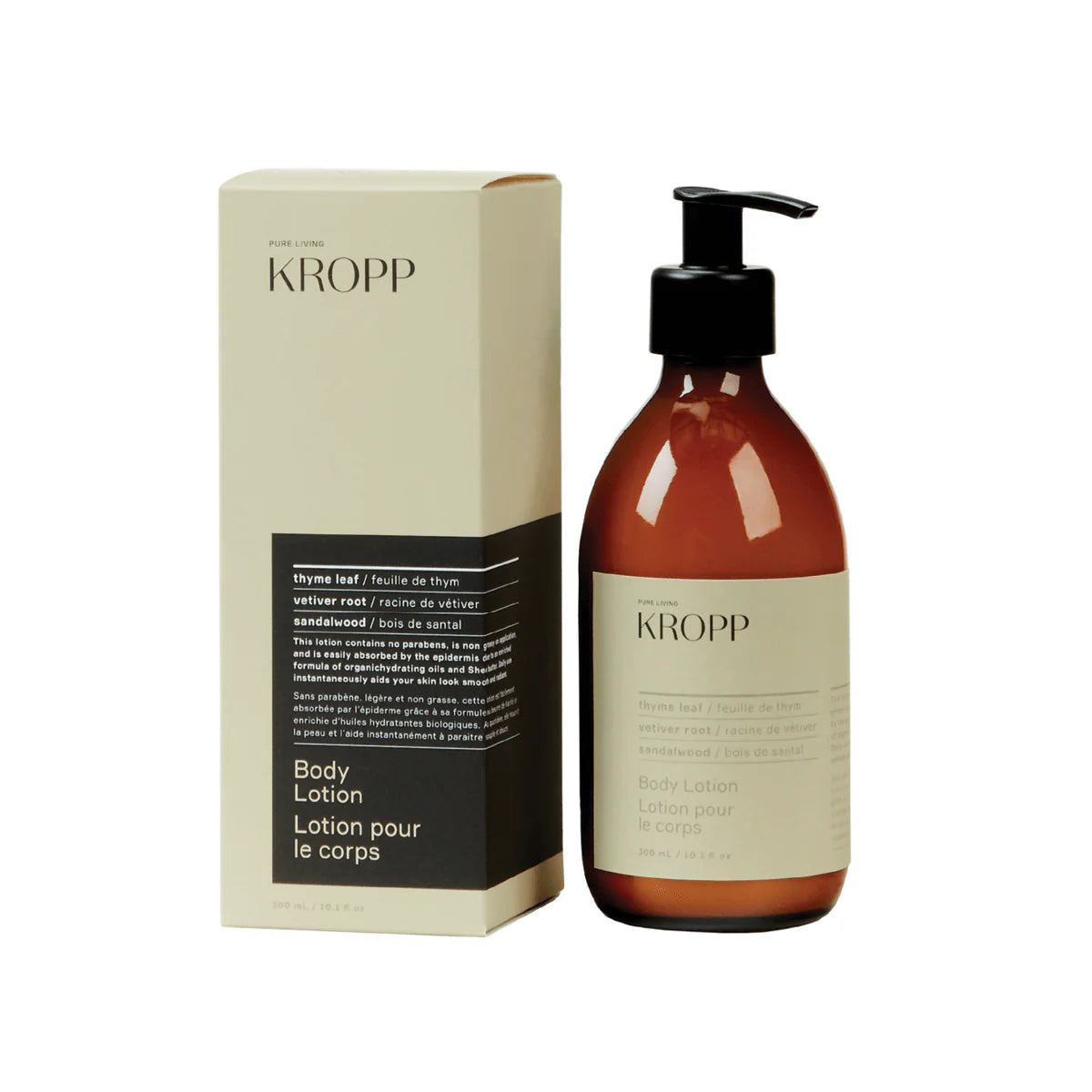 Thyme Leaf / Vetiver Root / Sandalwood Body Lotion