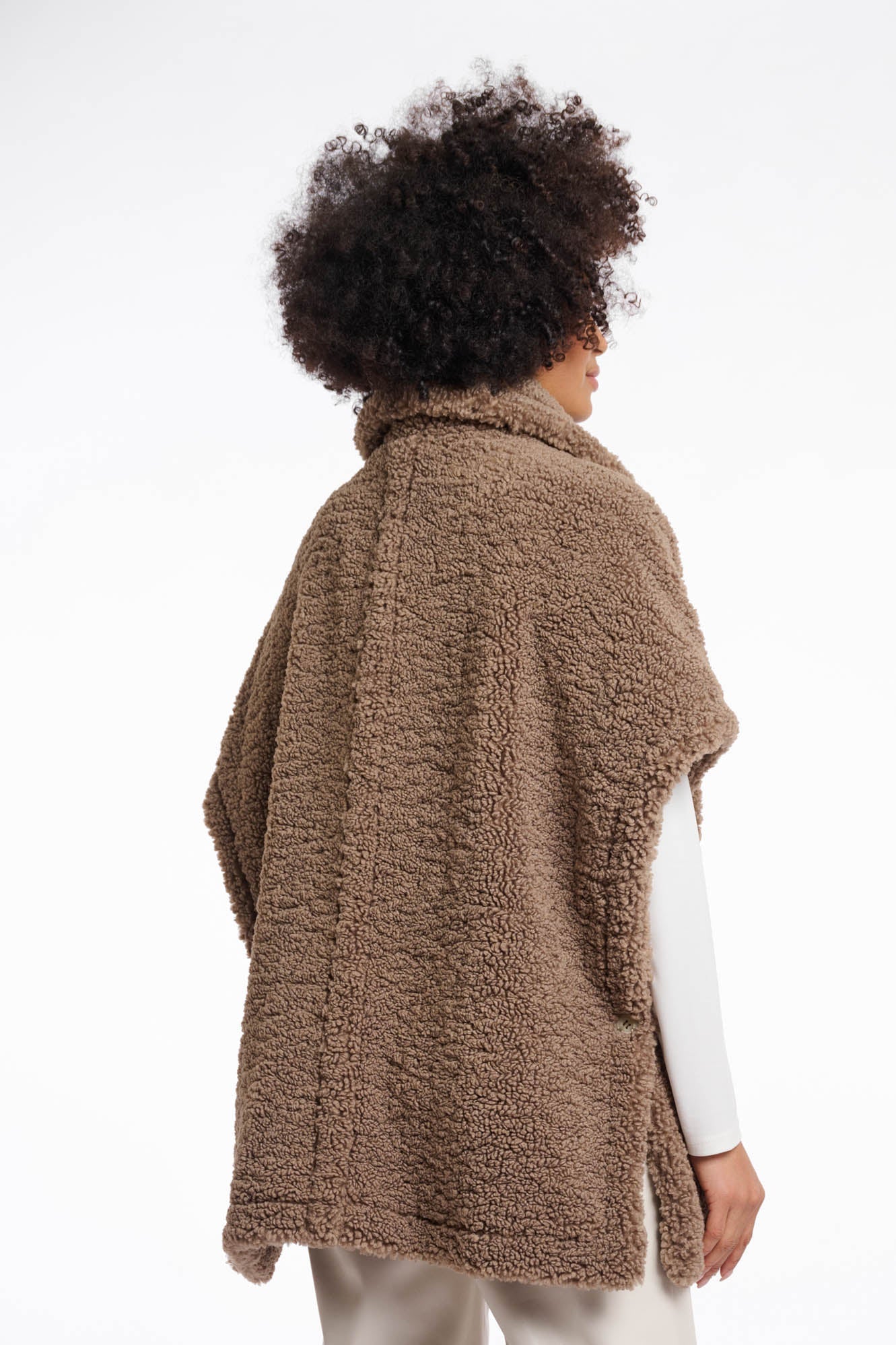 Luca Teddy Cape (Toffee)