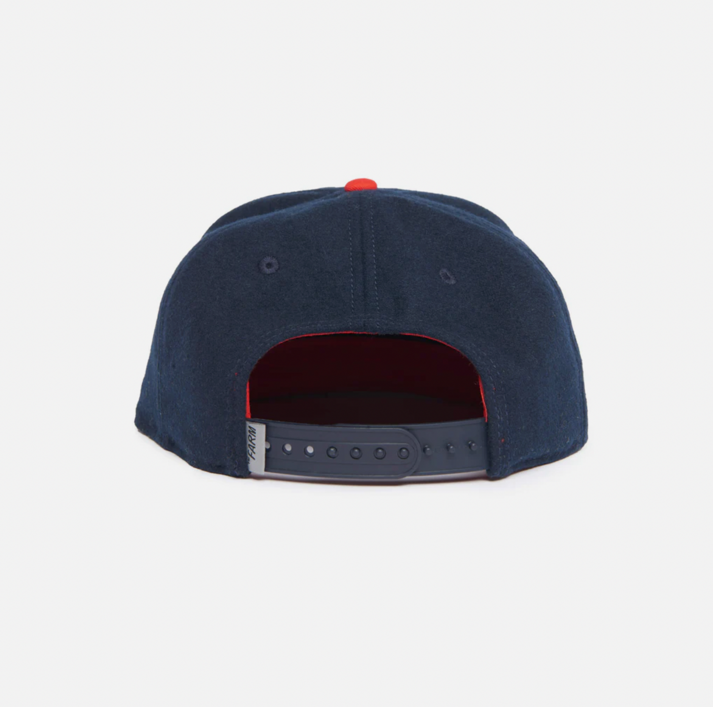 Goorin Bros One Pack {Lone Wolf} Flat Brim Trucker Hat (Navy)