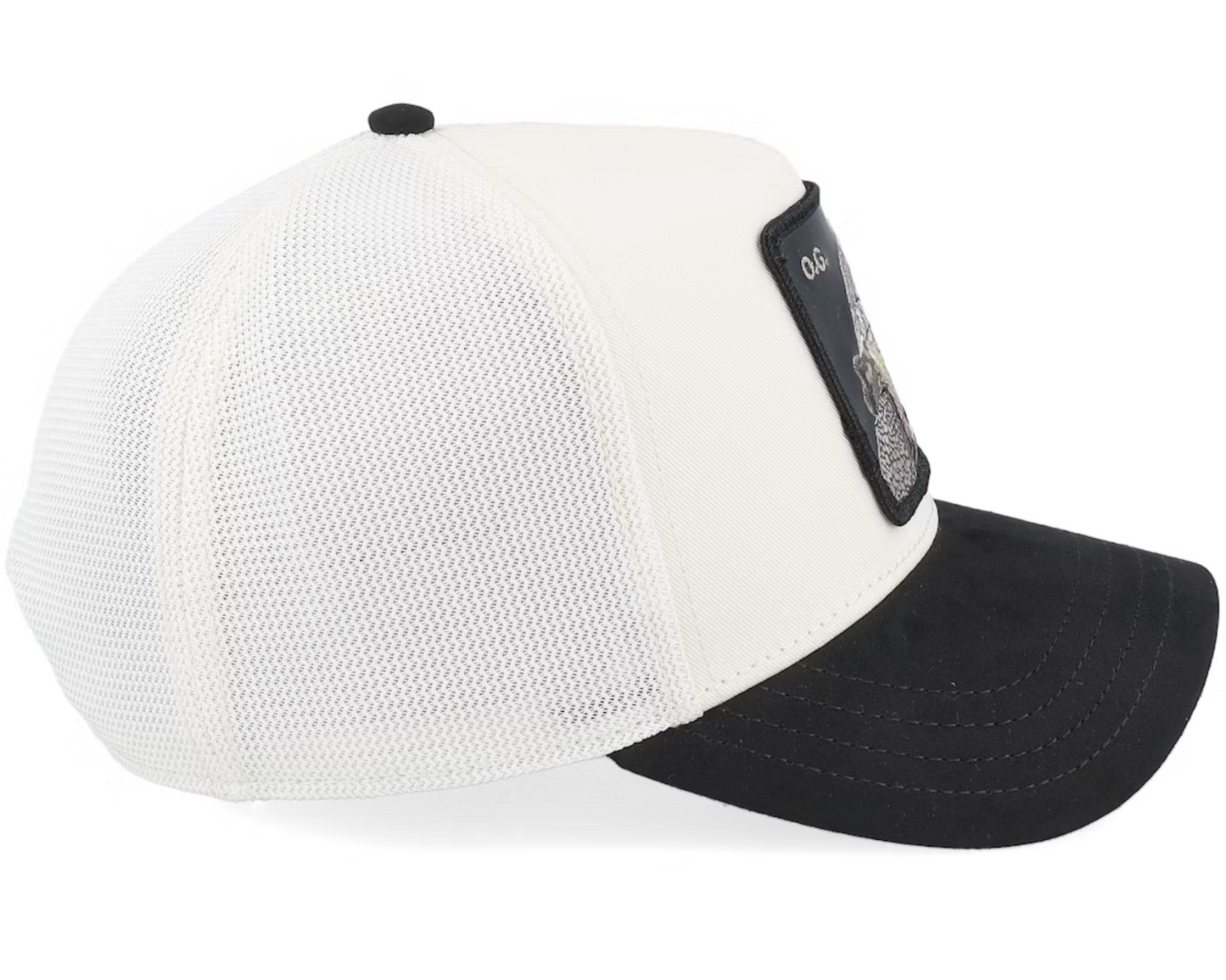Goorin Bros Suede Tortoise {OG} Trucker Cream/Black