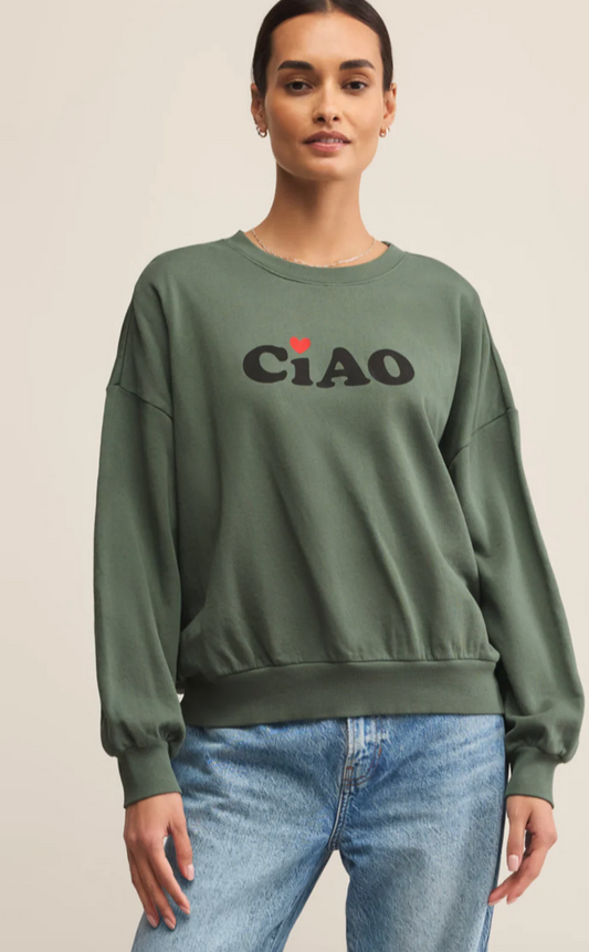 Ciao Sunday Sweatshirt (Hunter Green)