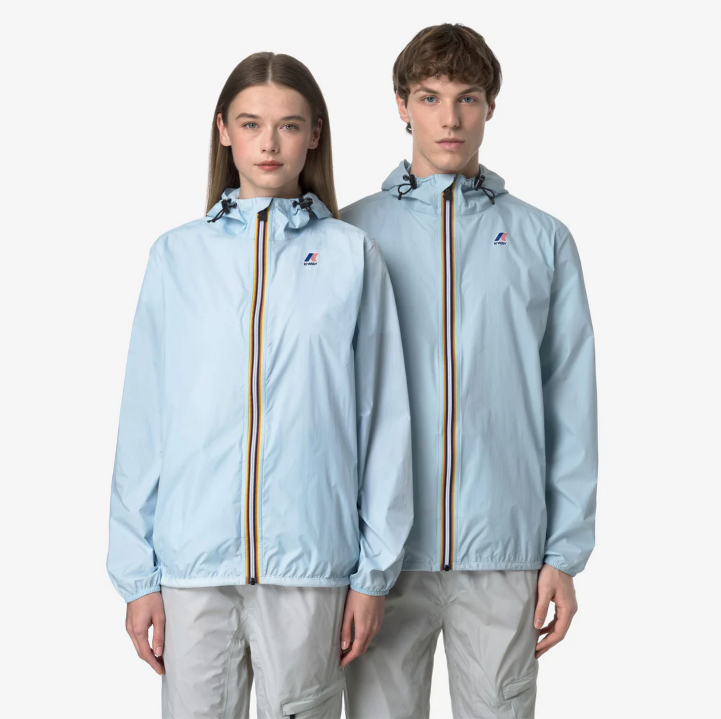 Claude Packable Unisex Rain Jacket (Baby Blue)