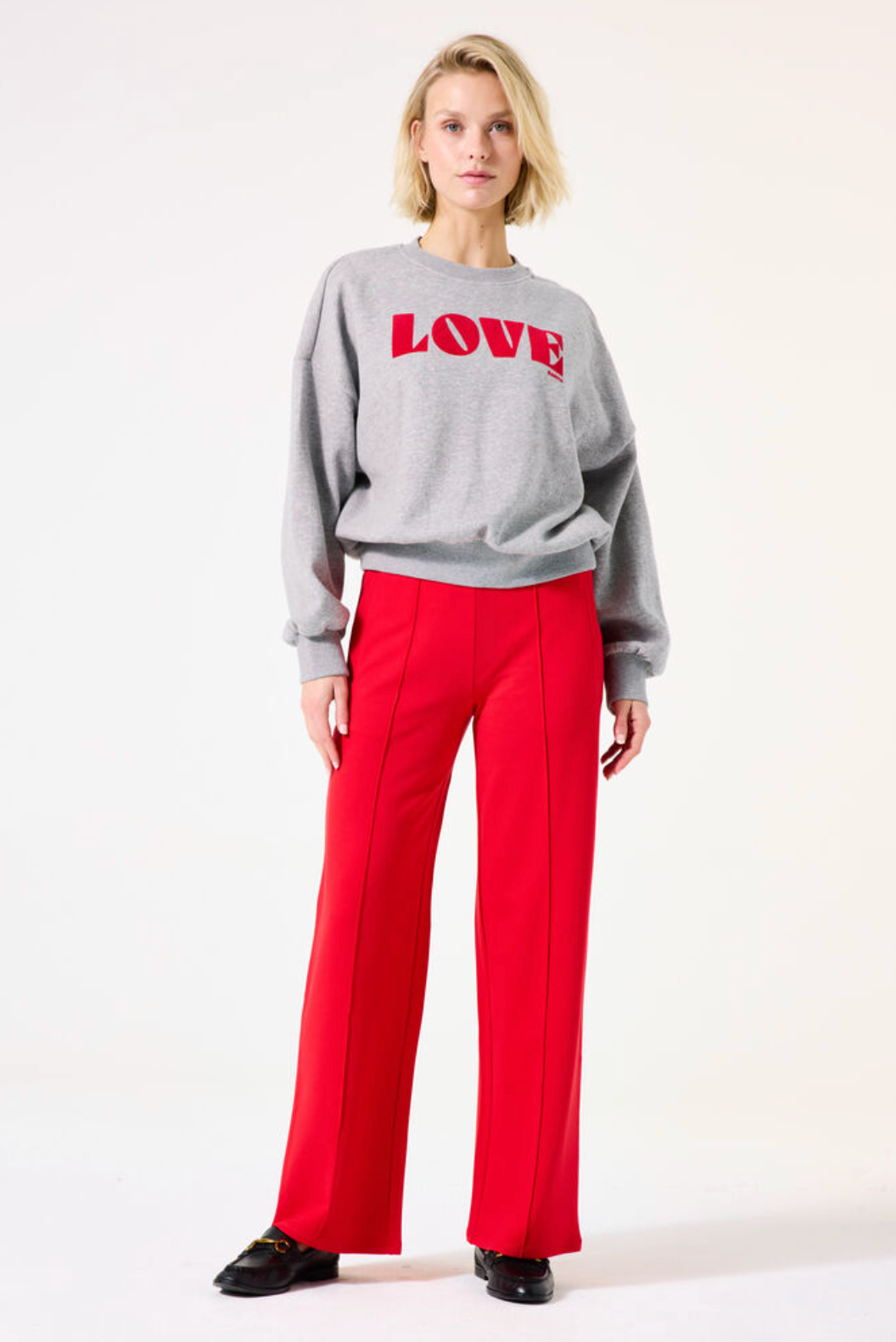 Love Jersey Sweater (Grey)