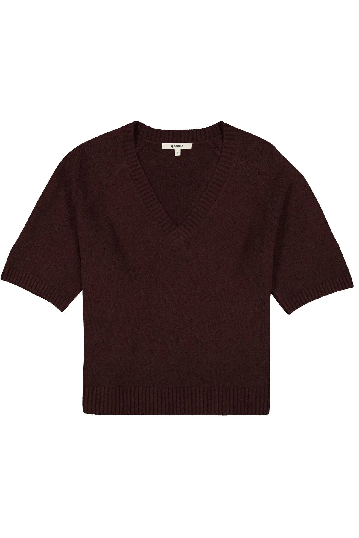 Rachel V-Neck Sweater (Chocolate)