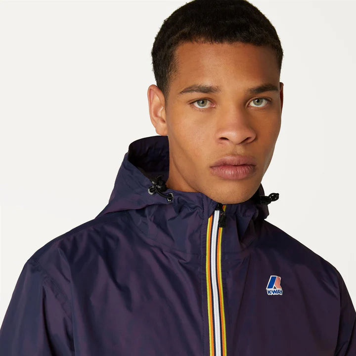 Claude Packable Unisex Rain Jacket (Violet)