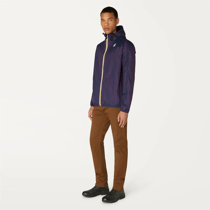 Claude Packable Unisex Rain Jacket (Violet)