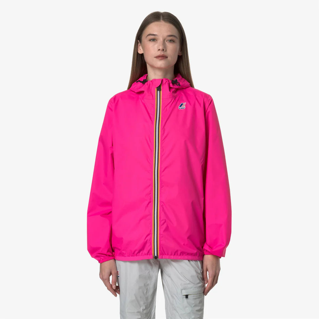 Claude Packable Unisex Rain Jacket (Intense Pink)