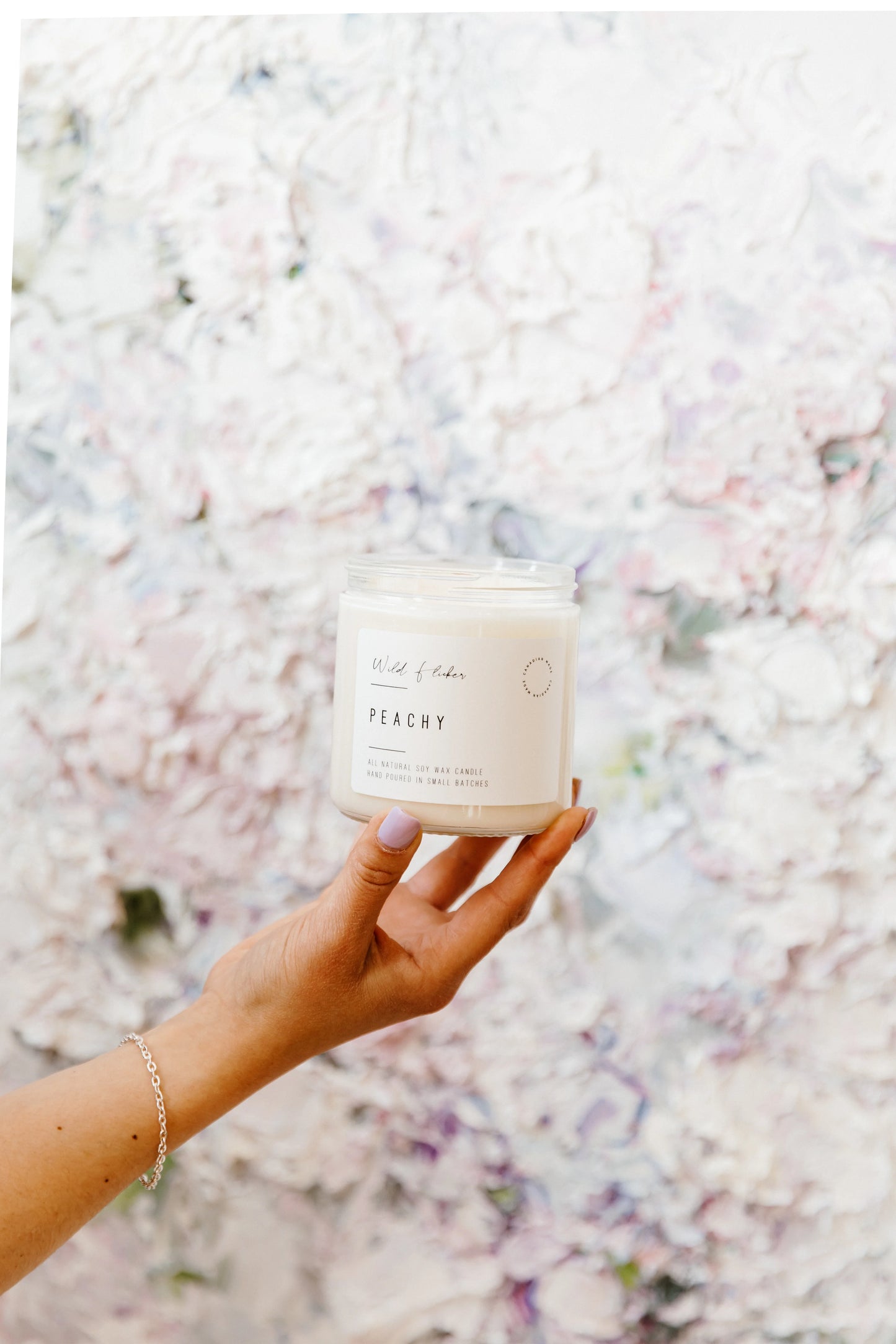 Peachy Double Wick Candle