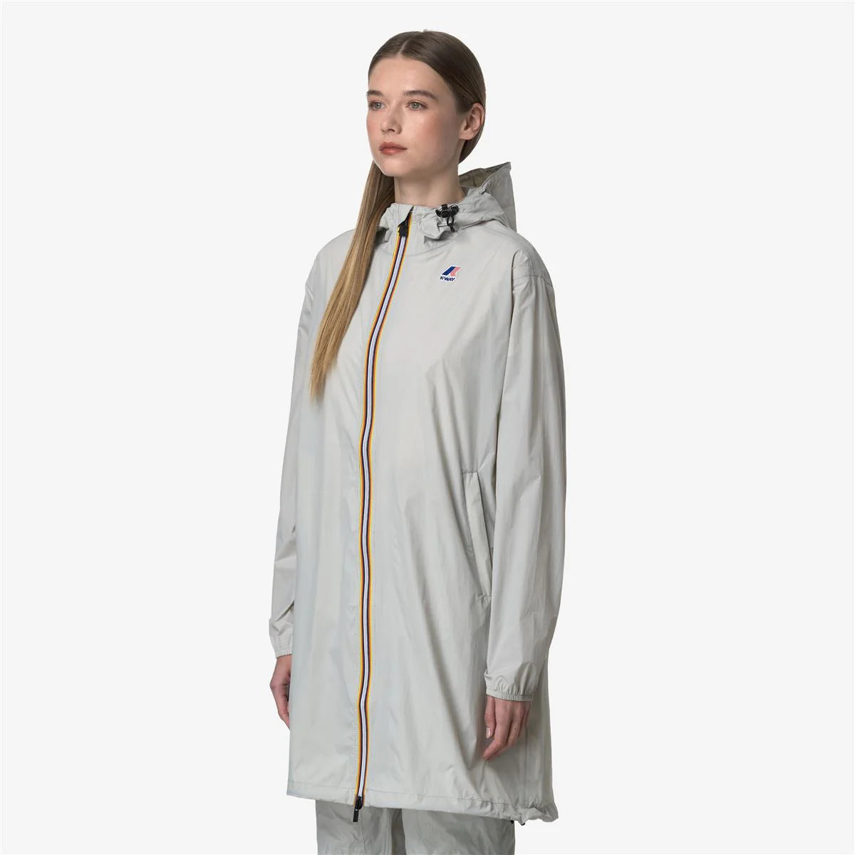 Eiffel East Packable Full Length Rain Jacket (Beige)